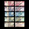 Kenya 50-1000 Shillings 2019 Set of 5 Notes UNC