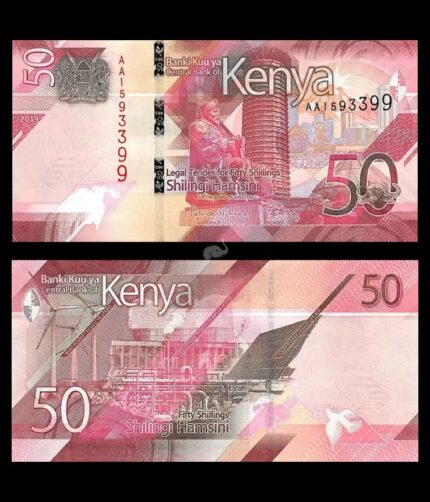 Kenya 50 Shillings 2019 P-52 UNC Bank Note
