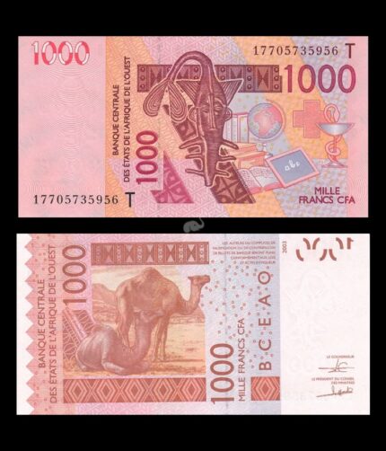 Togo - West African States 2017 1000 Francs CFA P-816Tr UNC Bank Note