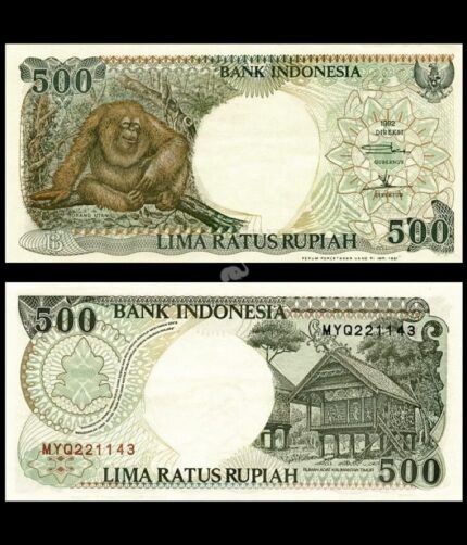 Indonesia 500 Rupiah 1996 P-128e UNC  Bank Note