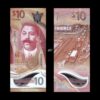 Barbados 10 Dollars 2022 P-W82 UNC Polymer Bank Note