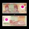 Indonesia 100,000 Rupiah 1999 P-140 UNC Polymer Bank Note
