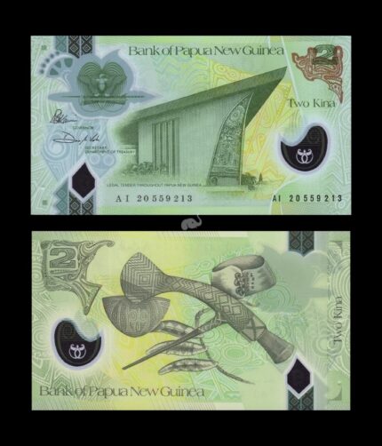 Papua New Guinea 2 Kina 2020 P-W50 UNC Polymer Bank Note