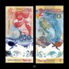 Eastern Caribbean States 2 Dollar 2023 P-w61 Commemorative Polymer UNC Bank Note