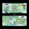 Trinidad & Tobago 5 Dollars 2020 P-W61 UNC Polymer Note