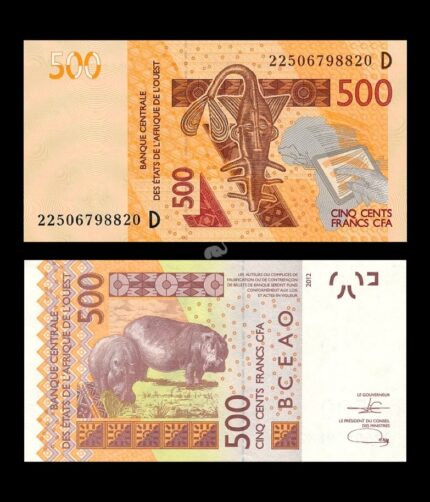 Mali - West African States 500 Francs CFA 2022 P-419D UNC Bank Note