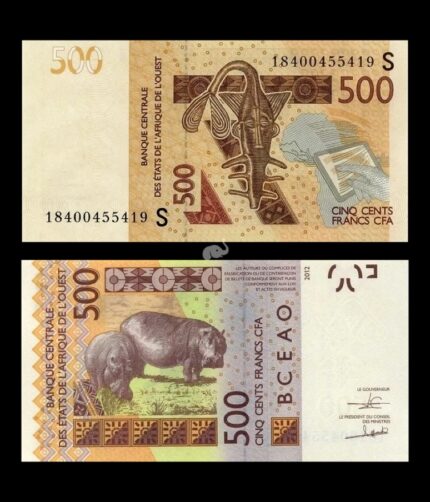 Guinea Bissau 500 Francs CFA 2018 P-919s UNC Note
