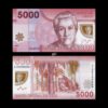 Chile 5000 Pesos 2013 P-163c UNC Polymer Bank Note