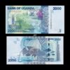 Uganda 2000 Shillings 2019-22 P-49 UNC Bank Note