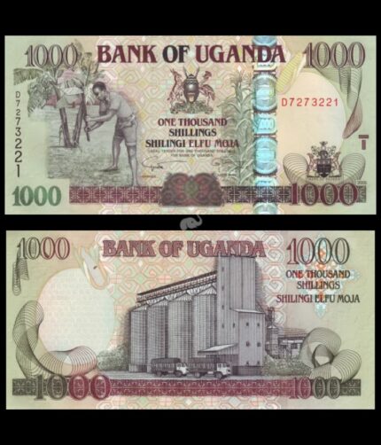Uganda 1000 Shillings 2009 P-43d UNC Bank Note