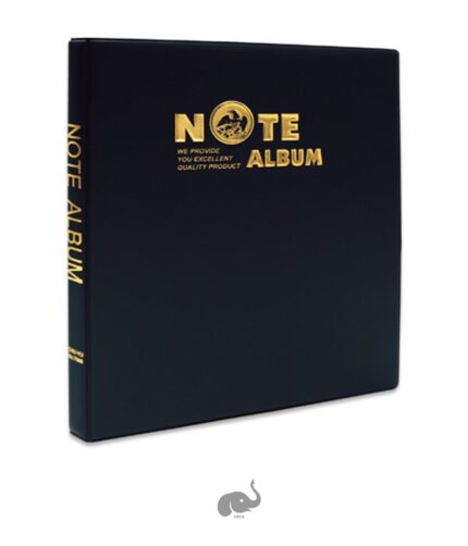Taiwan Bank Note Album with 48 Note Capacity - Black Colour