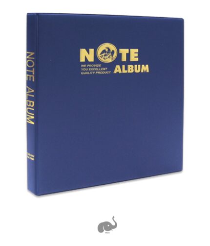 Taiwan Bank Note Album with 48 Note Capacity - Blue Colour