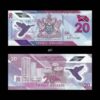 Trinidad & Tobago 20 Dollars 2020 P-63 UNC Polymer Bank Note