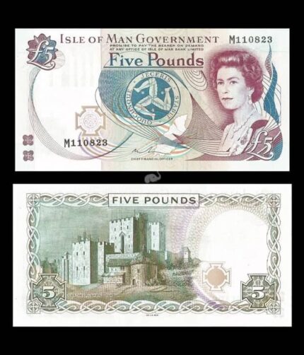 Isle of Man 5 Pounds 2015 P-48a UNC Bank Note