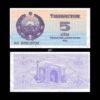 Uzbekistan 5 Som 1992 P-63a(1) UNC Bank Note