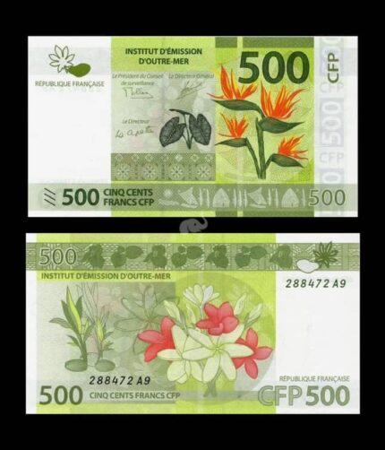 French Pacific territories 500 Francs CFA 2014 P-5(2) UNC Bank Note