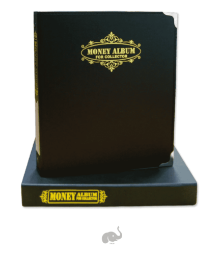 Taiwan Bank Note Album binder With dust cover only- Black Colour