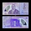 Tonga 5 Pa'anga 2023 P-W51 Polymer UNC Bank Note