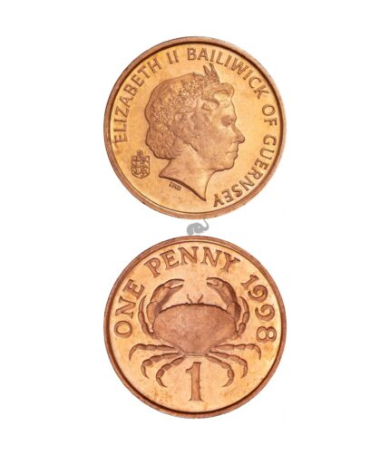 Guernsey 1 Penny 1998 UNC Coin