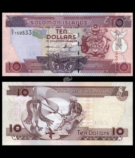 Solomon Islands 10 Dollars 2009 P-27(3) UNC Bank Note