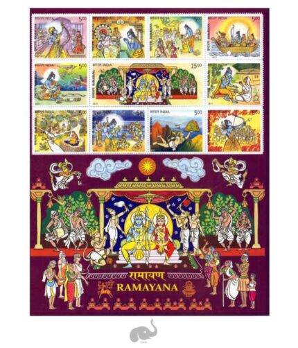 India Ramayana Sheetlet 2017 MNH