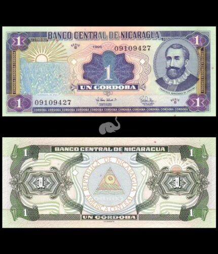 Nicaragua 1 Cordoba 1995 P-179 UNC Bank Note