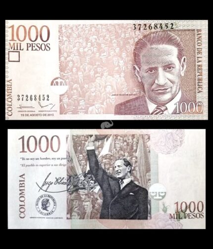 Colombia 100 Mil pesos 2015 P-456t UNC Bank Note