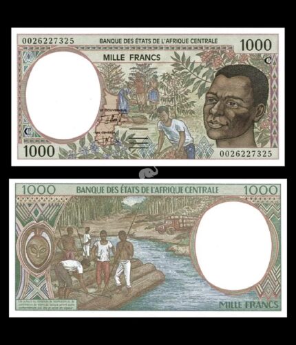 Congo Republic 1000 Francs 2000 P-102Cg UNC Bank Note