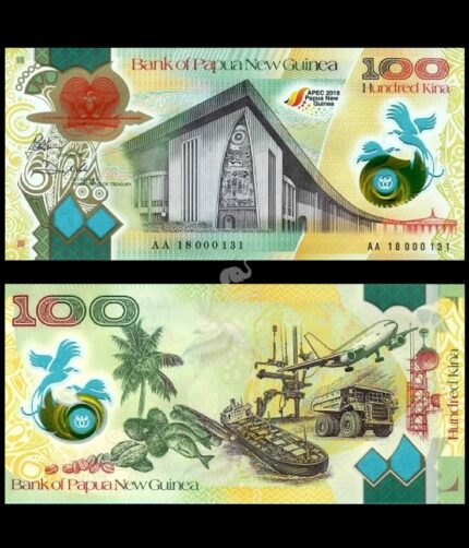 Papua New Guinea 100 Kina 2018 P-W56 Commemorative Polymer UNC