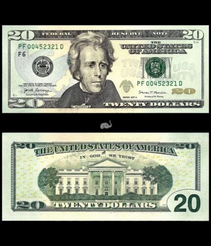 United States of America 20 Dollars 2017A P-W546 UNC Bank Note