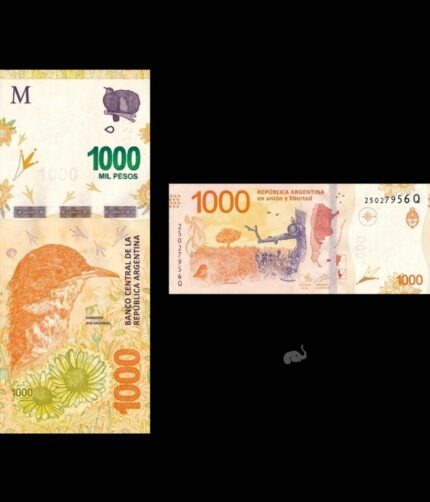 Argentina 1000 Pesos 2017 P-366(5) UNC Bank Note