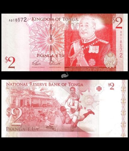 Tonga 2 Pa’-anga 2009 P-38(1) UNC Bank Note