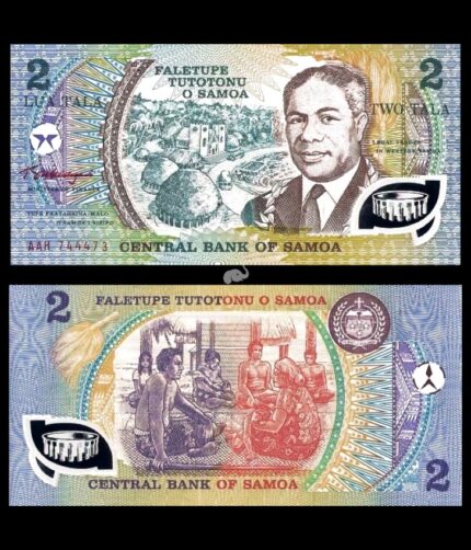 Samoa 2 tala 1990 P-31e AAL UNC polymer commemorative