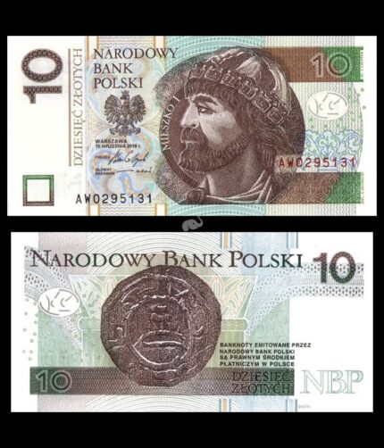 Poland 10 Zlotych 2016 P-183b UNC Bank Note