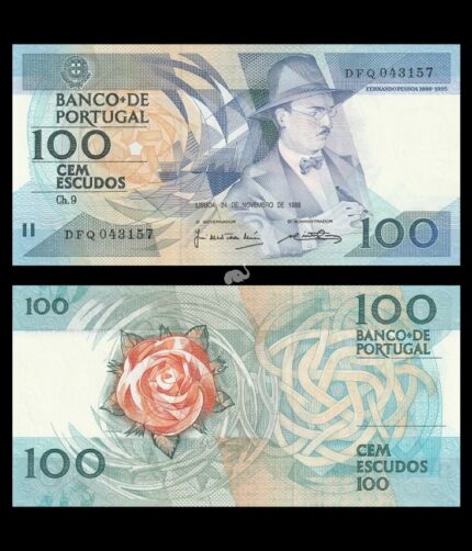 Portugal 100 Escudos 1988 P-179F(4) UNC Bank Note