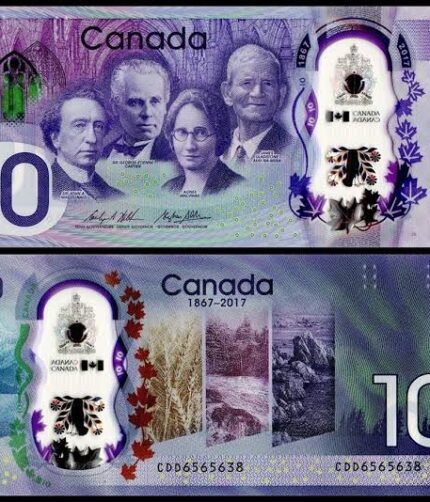 Canada 10 Dollars 2007 P-112  Commemorative UNC Polymer Bank Note