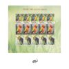 India Exotic birds Sheetlet model -1 2016 MNH