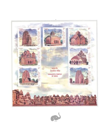 India 2020 Terracotta Temples Miniature Sheet MNH