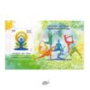 India 2015 international day of yoga miniature Sheet