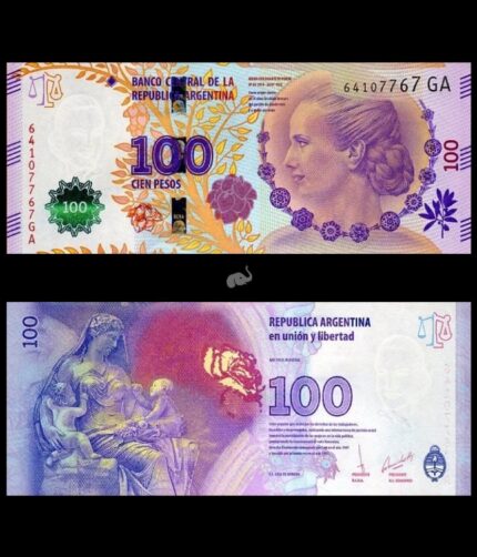 Argentina 100 pesos 2012 P-358 Commemorative UNC Bank Note