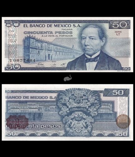 Mexico 50 Pesos 1981 P-73 Series LT UNC
