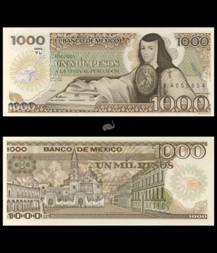Mexico 1000 Pesos 1985 P-85 Series YL UNC