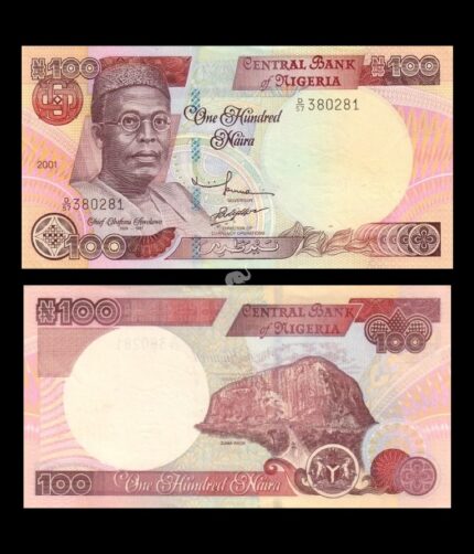 Nigeria 100 Naira 2001 P-28C UNC Rare pick