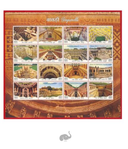 India 2017 Stepwells of India Sheetlet stamps