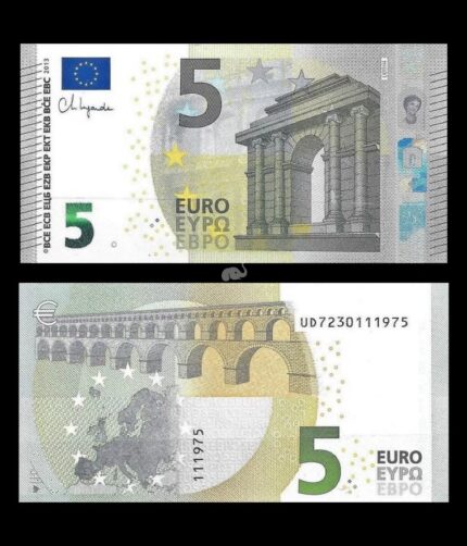 Euro 5 2013 P-W26u UNC Bank Note