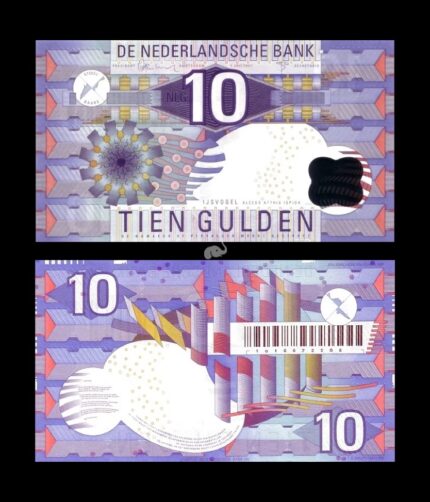 Netherlands 10 Gulden 1997 P-99 UNC Rare