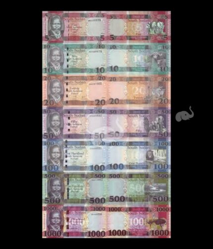 South Sudan 1 - 1000 Pounds 2011-2020 UNC Bank Note