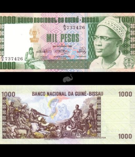 Guinea Bissau 1000 Pesos 1978 P-8b UNC
