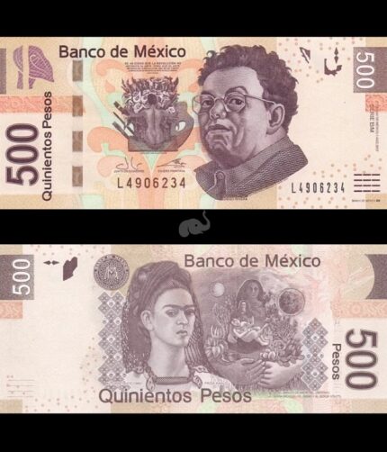 Mexico 500 Pesos 2017 P-126 Serie BK UNC