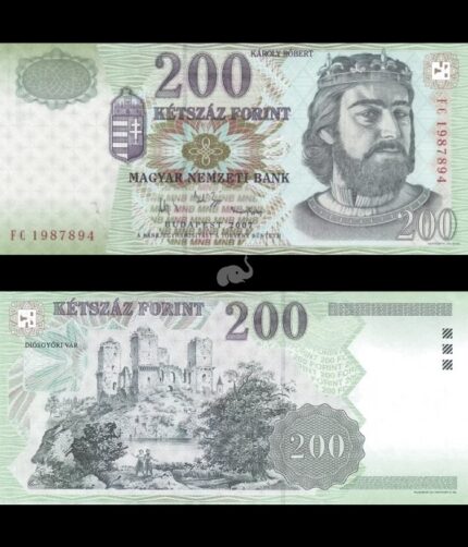 Hungary 200 Forint 2007 P-187g UNC